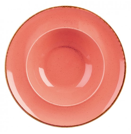 Seasons Coral Pasta Plate